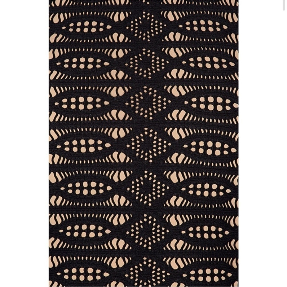 Nightcap by Carisa Rene Spiral Lace Bodycon Dress in Black size 4/large - Picture 3 of 14